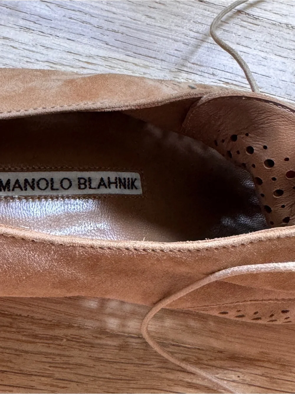 Manolo Blahnik Suede Leather Shoes- Size 39/ US 8